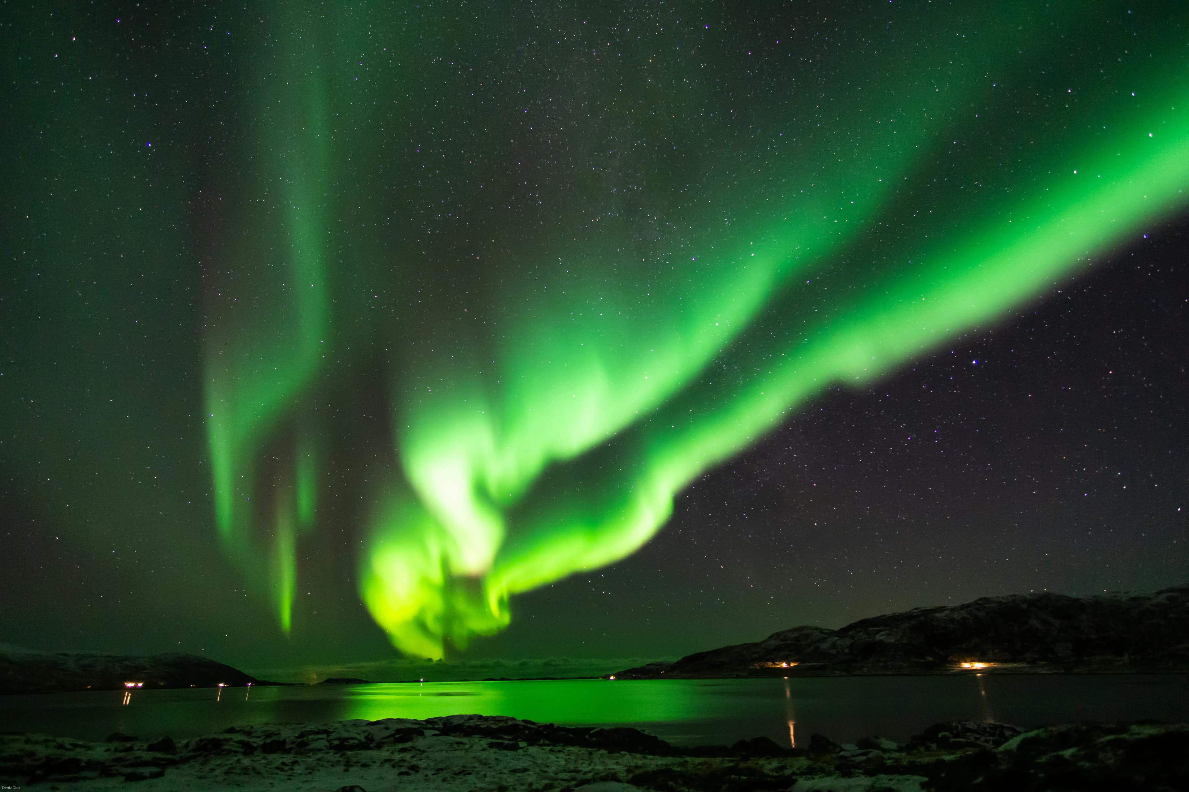 Northern lights with data overlay — understanding aurora forecasts