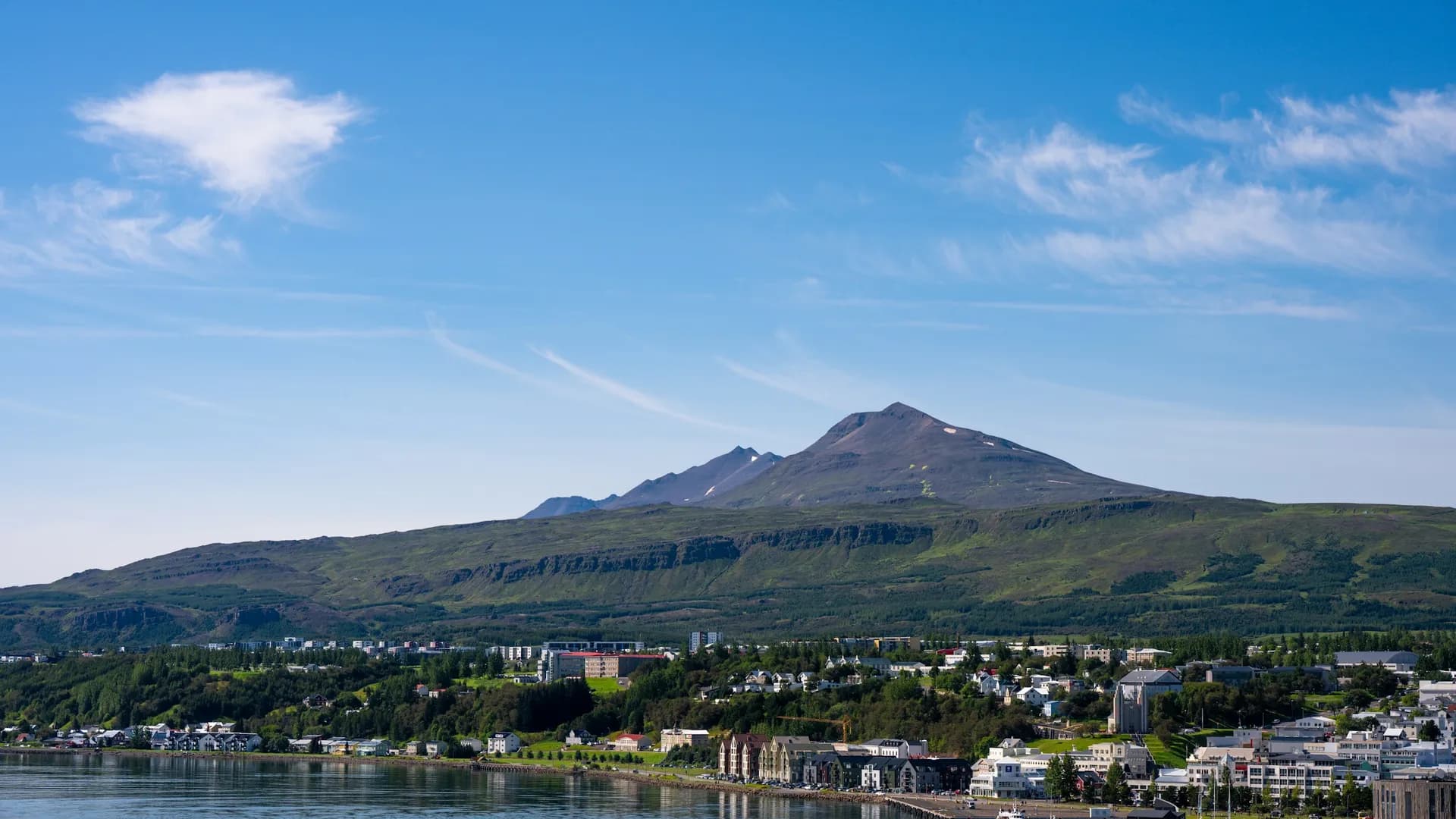 Northern lights in Akureyri