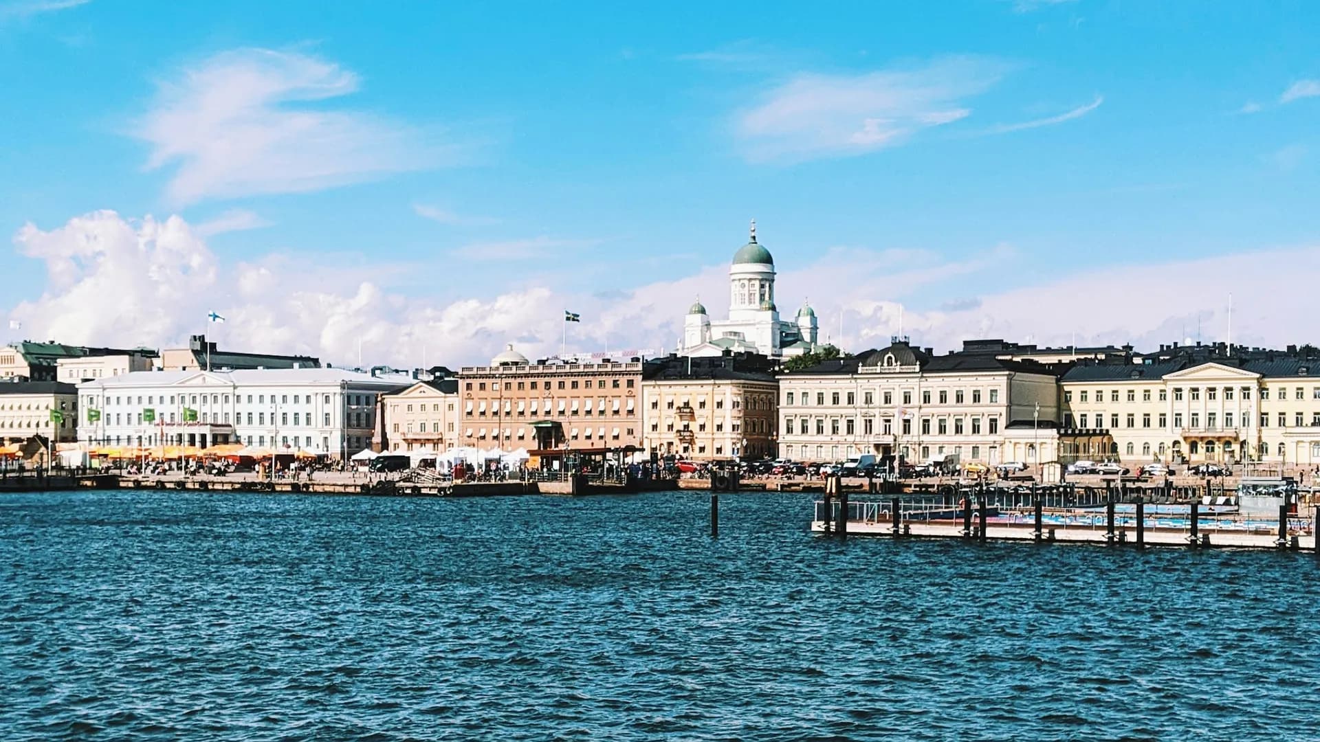 Northern lights in Helsinki