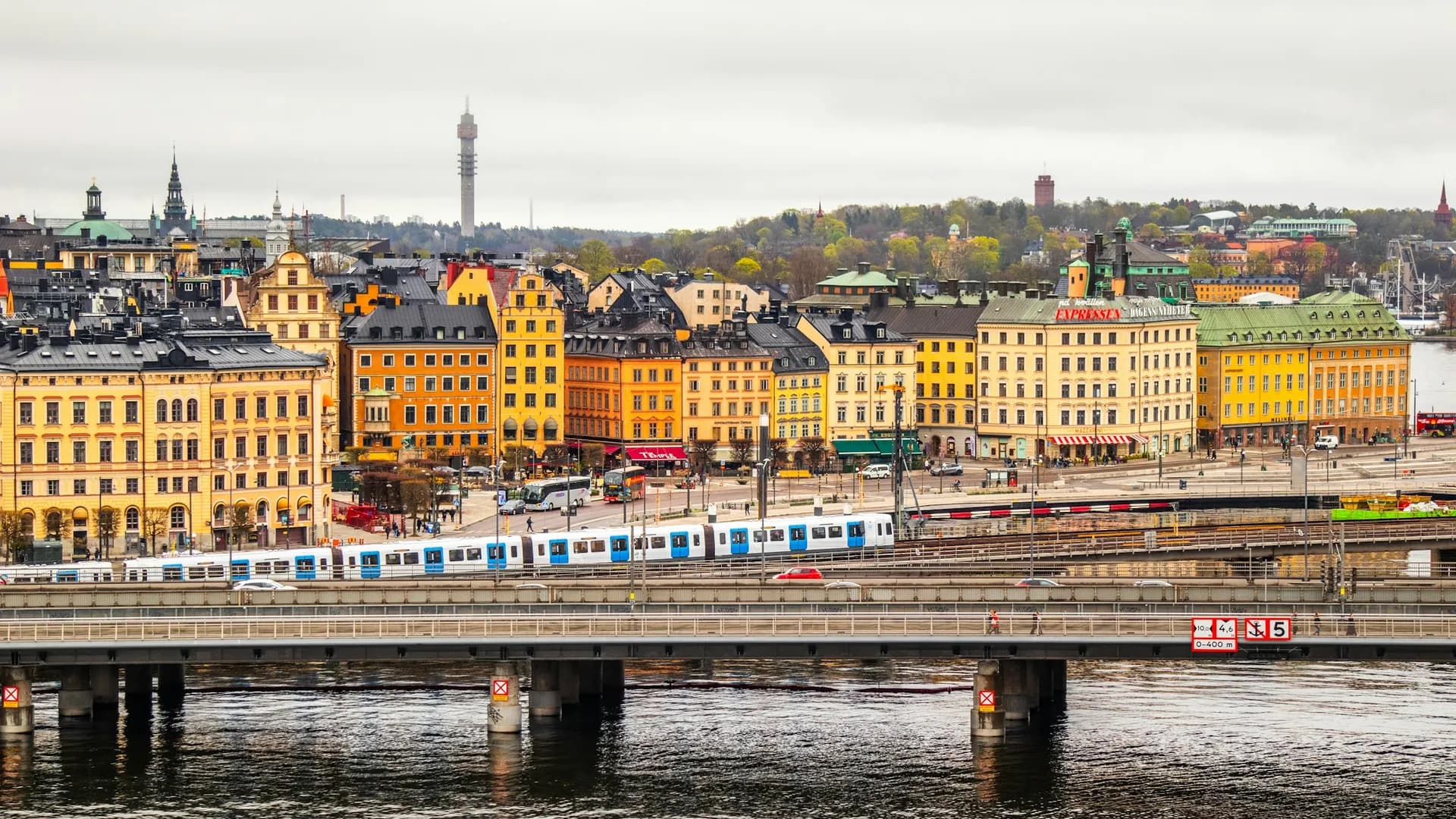 Northern lights in Stockholm