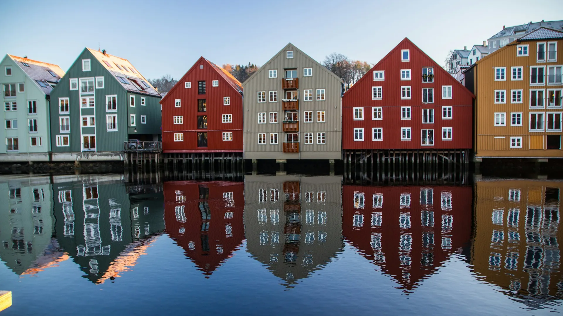 Northern lights in Trondheim