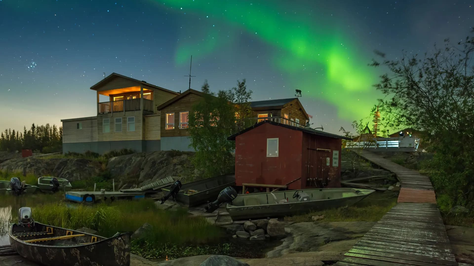 Northern lights in Yellowknife