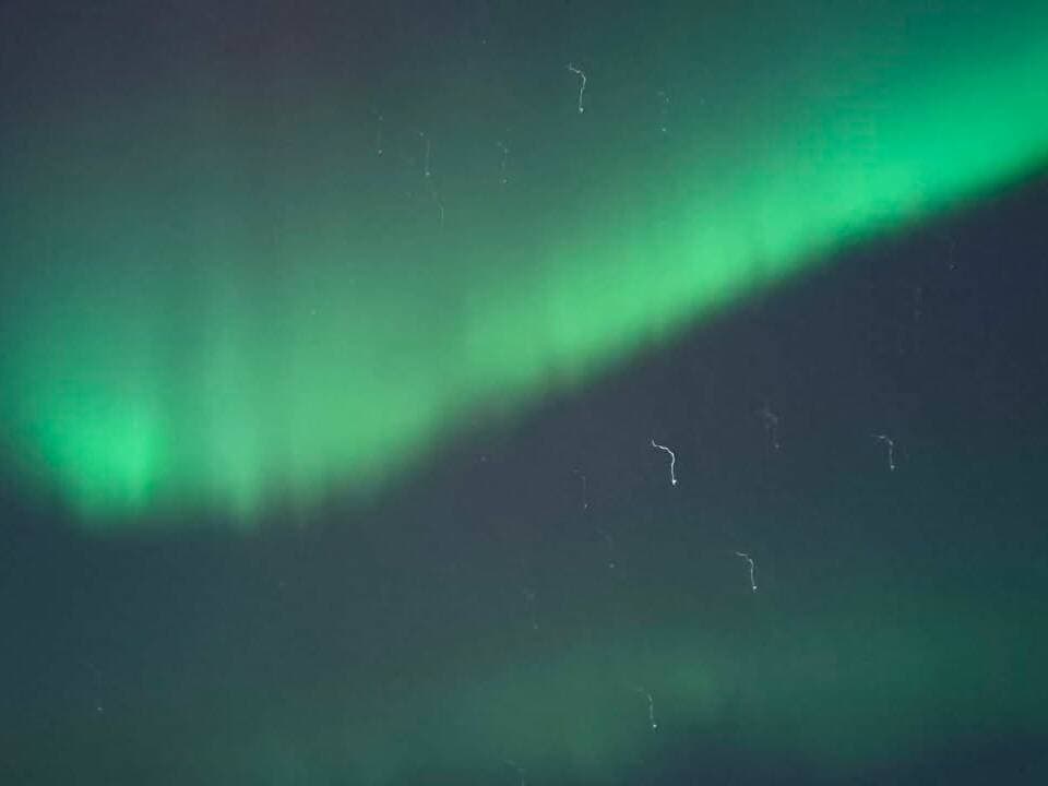 Aurora borealis over Norway
